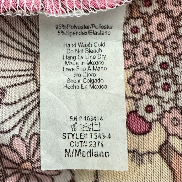 NWT 21 Saints Twisted Sister Bodysuit in Retro Floral - Picture 7 of 8